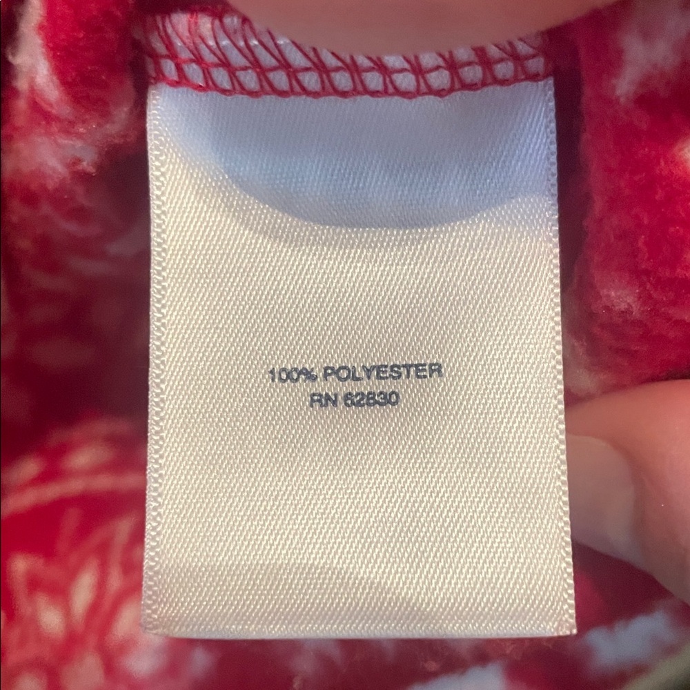 Lands' End Holiday Fleece Womens Tunic Size M - Picture 7 of 7